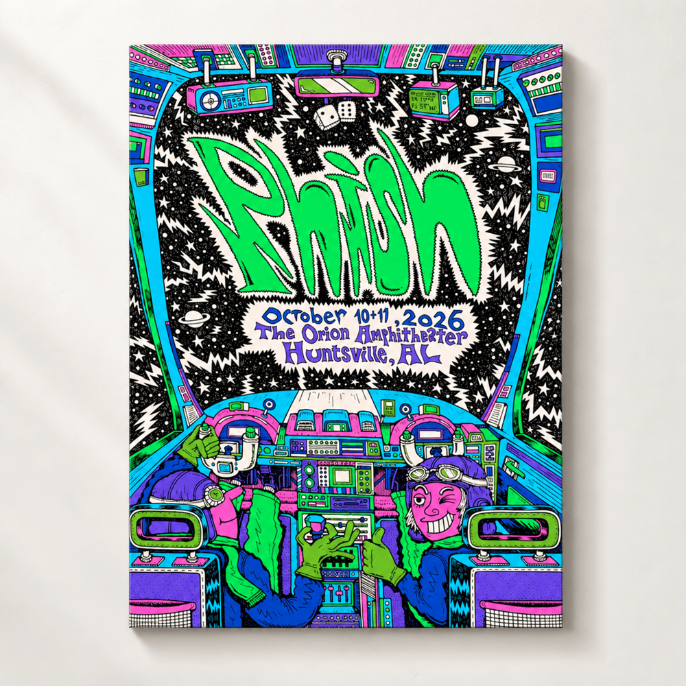 Phish 2026 Huntsville Alabama Psychedelic Space Poster Phish Merch Gifts For Phishheads