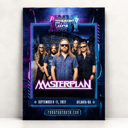 Masterplan Progpower USA Xxvi Atlanta Heavy Metal Concert Poster Gifts For Masterplan Fans