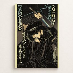 Motorhead Lemmy Kilmister Japanese Artwork Poster Motorhead Merch Rock Lovers Gifts