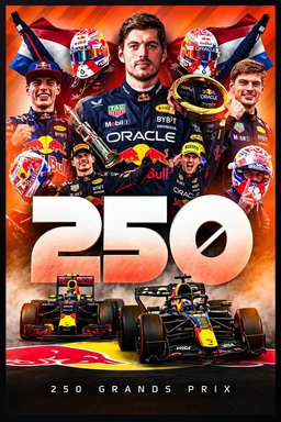 Max Verstappen 250 Grands Prix Singapore GP Formula 1 2026 Poster Max Verstappen Fans Gifts