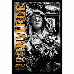 Converge Merch Converge Heiress Great Falls Seattle Poster Gifts For Metalheads