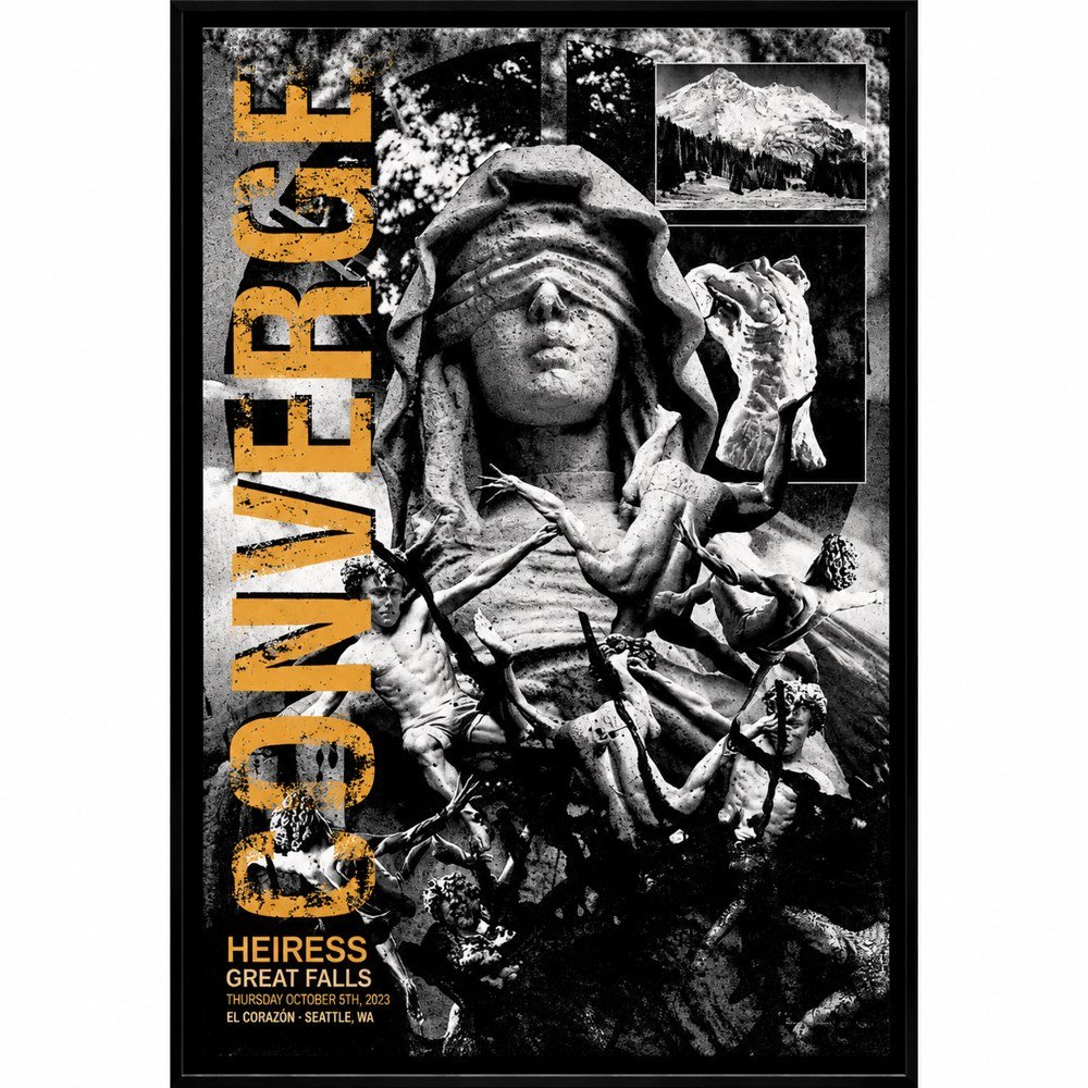 Converge Merch Converge Heiress Great Falls Seattle Poster Gifts For Metalheads