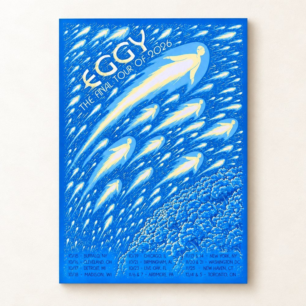 Eggy Merch The Final Tour Of 2026 US And Canada Tour Dates Poster Eggy Fans Gifts