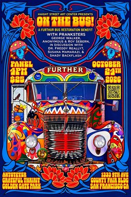 On The Bus Further Bus Restoration Benefit Golden Gate Park Poster Art On Wall Best Gifts