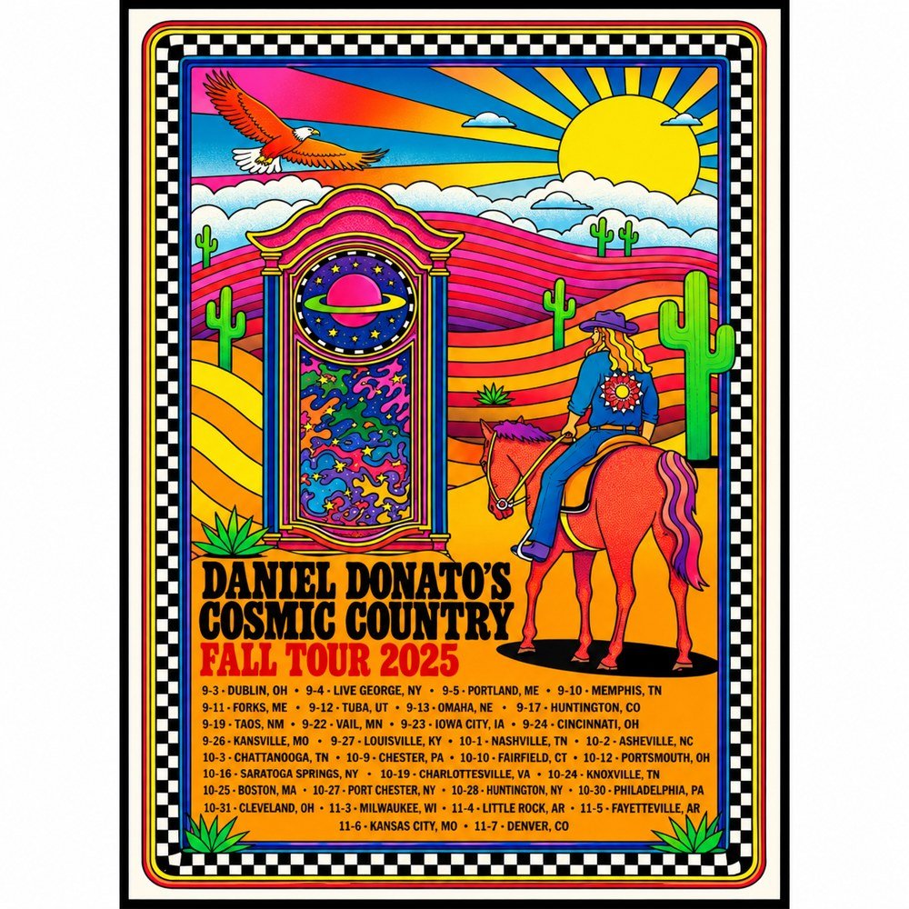 Daniel Donato Merch Cosmic Country Fall Tour 2026 Cities List Poster Daniel Donato Lovers Gifts