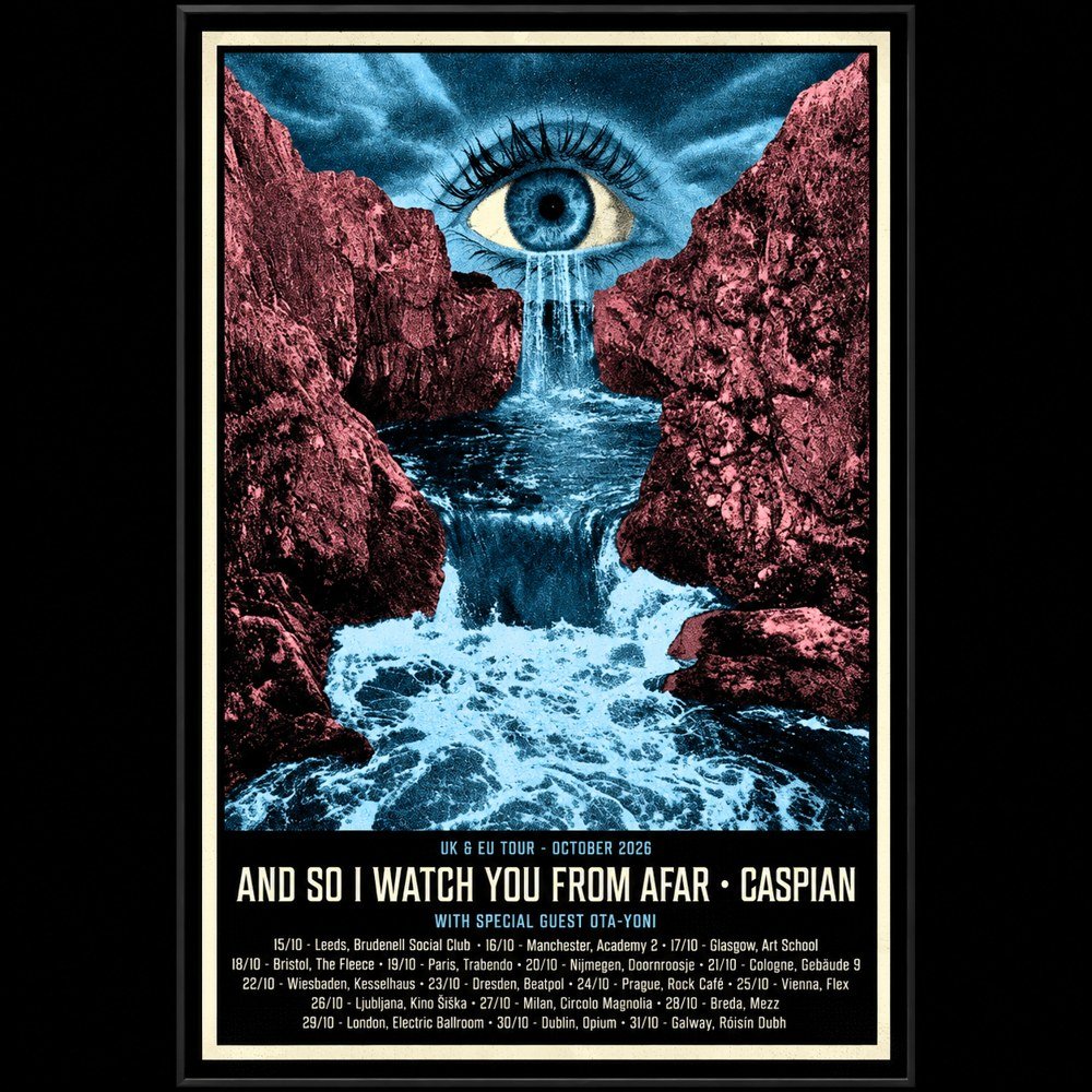 And So I Watch You From Afar And Caspian 2026 Europe And The UK Tour Poster Best Gifts