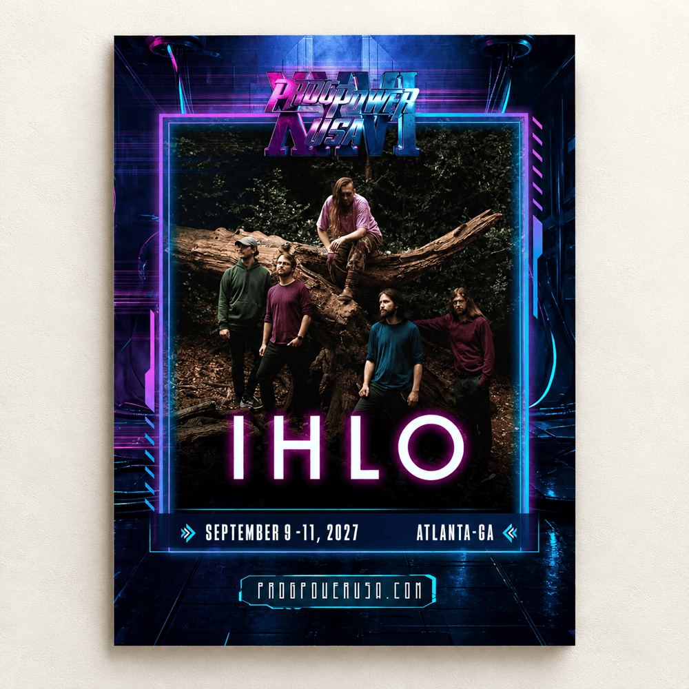 Ihlo Progpower USA Xxiv Atlanta Progressive Metal Band Poster Ihlo Merch Metalheads Gifts