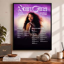 Ayra Starr Merch Starrgirl World Tour 2027 Schedule Dates Poster Ayra Starr Fans Gifts