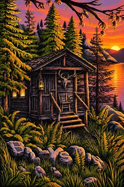 Billy Strings Merch Fall Tour 2026 Angel Of The Winds Arena Everett Forest Cabin Poster