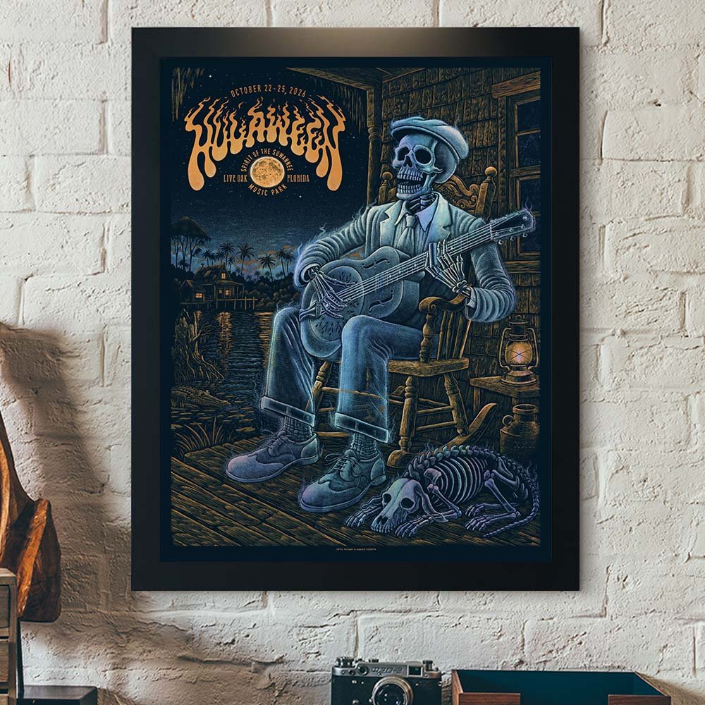Hulaween 2026 Festival Final The Ghosts Of The Swamp Art Live Oak Poster Music Lovers Gifts