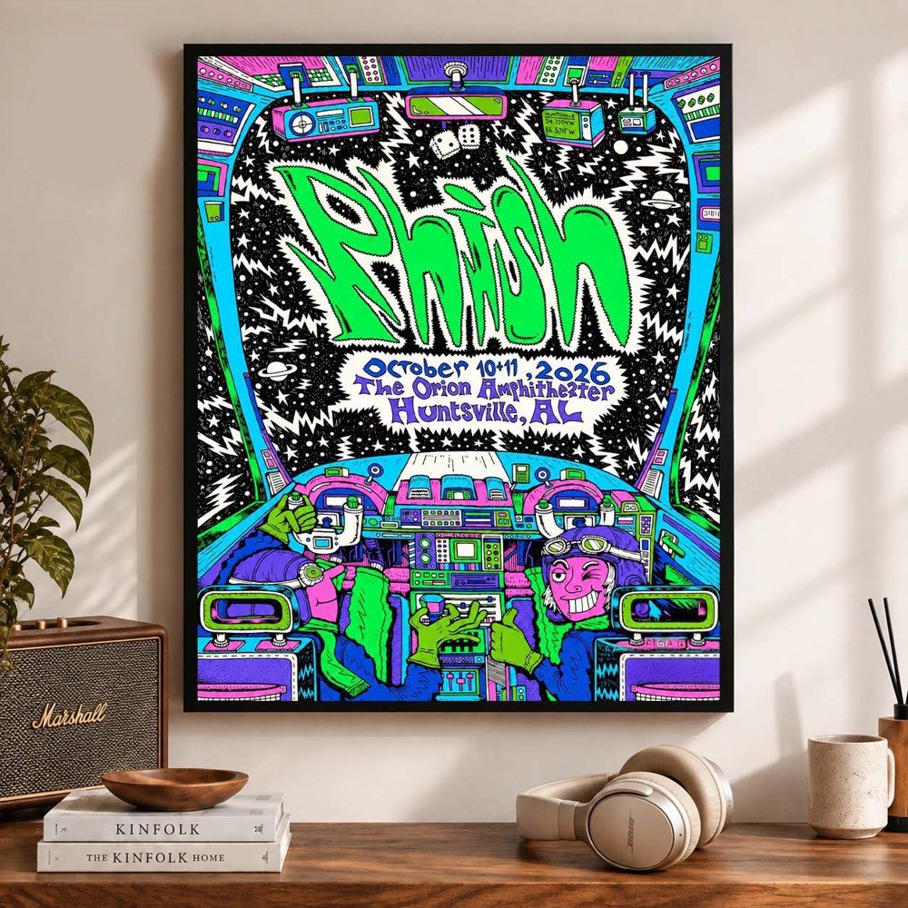 Phish Dry Goods The Orion Amphitheater Poster Phish Merch Gifts For Phishheads