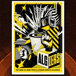 Algiers Merch Rock Al Parque Bogota Colombia Poster Wall Art Decor Gifts For Algiers Fans