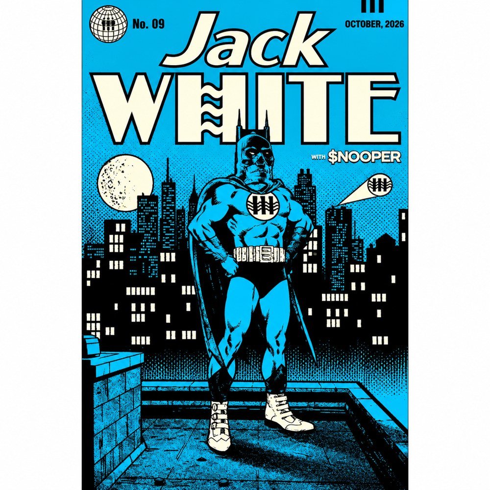 Jack White With Snooper The Truth No Name Tour Poster Jack White Merch Wall Hanging Decor