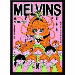 Melvins Solana Beach California Memorabilia Poster Melvins Merch Gifts For Rock Lovers