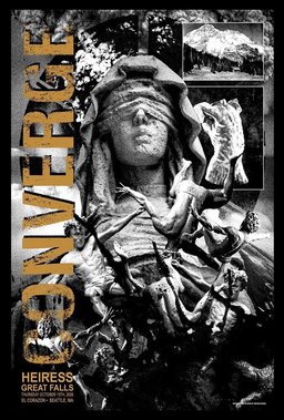 Converge Merch Converge Heiress Seattle Washington Live Music Poster Best Gifts