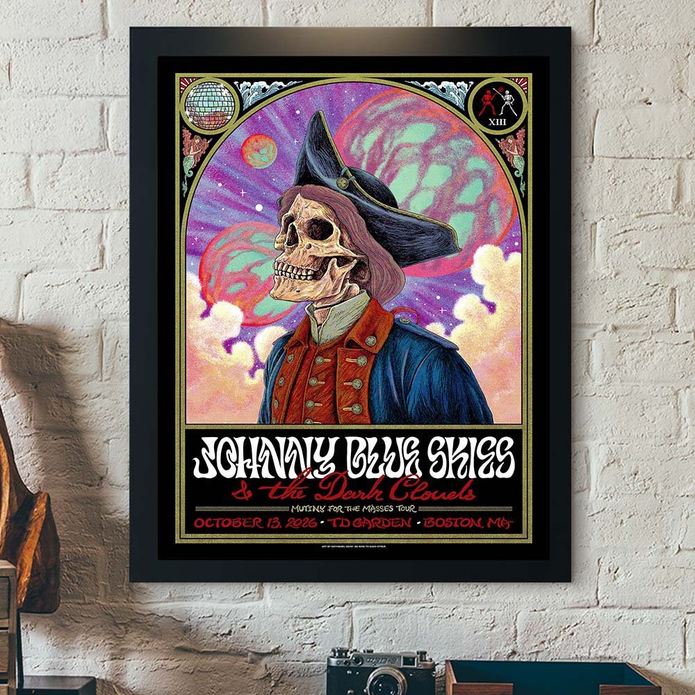 Johnny Blue Skies And The Dark Clouds Merch Mutiny For The Masses Tour 2026 Poster Best Gifts