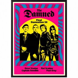 The Damned In Boston The Final Damnation 50 US 2026 Poster The Damned Merch Best Gifts