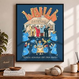 Weezer Merch The Gathering Tour Atlanta Ga 2026 Gig Poster Best Gifts For Weezer Fans