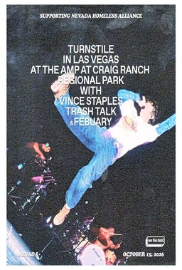 Turnstile With Vince Staples And Trash Talk Poster Turnstile Merch Wall Art Decor Gift Ideas
