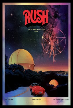 Rush Merch Fifty Something Tour 2026 Sap Center Poster Home Decor Ideas Rush Lovers Gifts