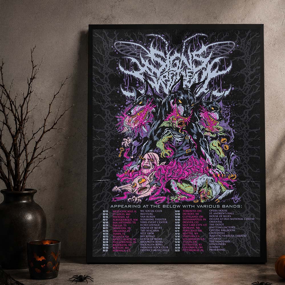 Signs Of The Swarm Merch North American Fall Tour 2026 Poster Signs Of The Swarm Fans Gifts