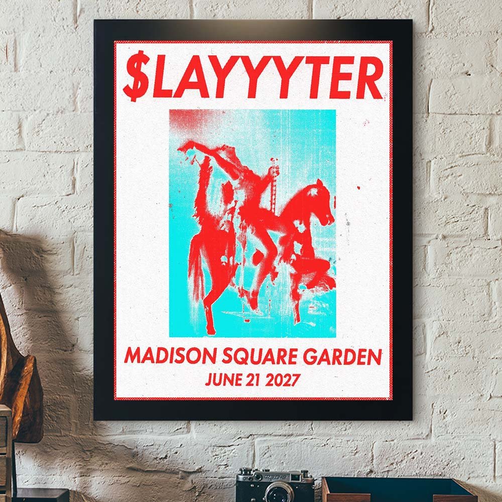 Slayyyter Merch Madison Square Garden First Ever Solo Headline Arena Show Poster Gift Ideas