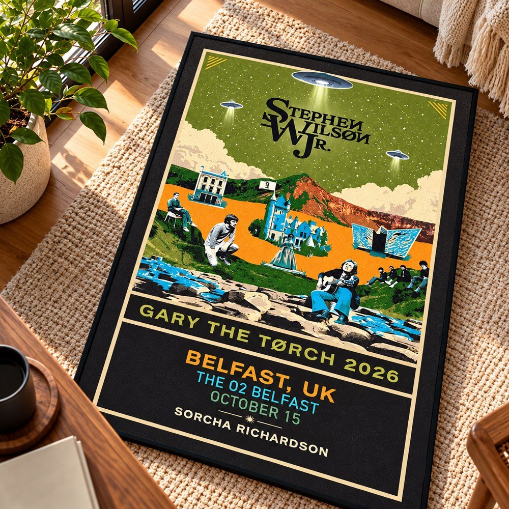 Stephen Wilson Jr Merch Belfast Gary The Torch Tour 2026 Poster Stephen Wilson Jr Fans Gifts