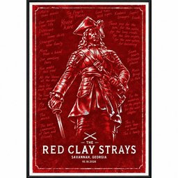 The Red Clay Strays Concert Enmarket Arena Poster The Red Clay Strays Merch Gift Ideas