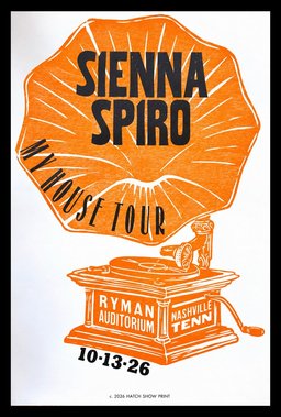 Sienna Spiro Merch My House Tour Nashville Tennessee Poster Gifts For Sienna Spiro Fans