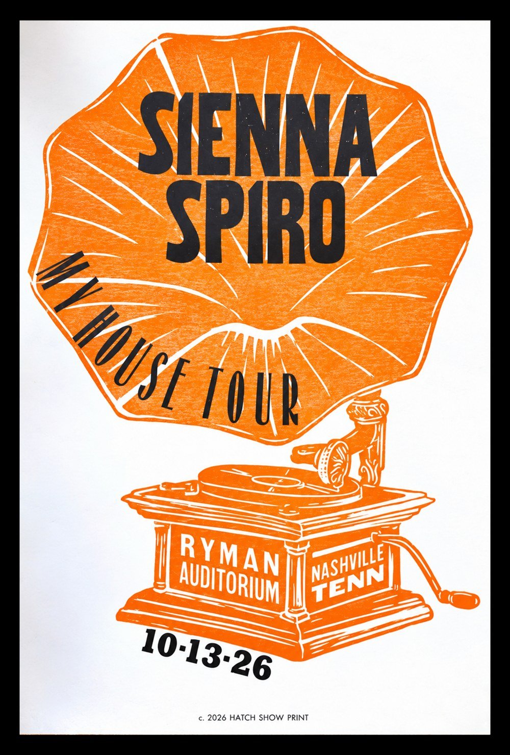 Sienna Spiro Merch My House Tour Nashville Tennessee Poster Gifts For Sienna Spiro Fans
