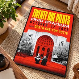 Twenty One Pilots Ohio Stadium Death Cab For Cutie Concert Poster Twenty One Pilots Fans Gifts