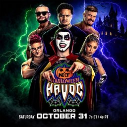 WWE NXT Halloween Havoc Orlando Florida 2026 Event Poster Wall Art Decor Gifts For WWE Fans
