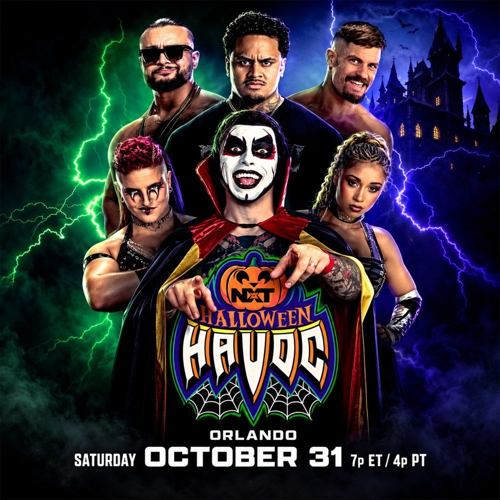 WWE NXT Halloween Havoc Orlando Florida 2026 Event Poster Wall Art Decor Gifts For WWE Fans
