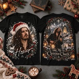 Hozier Merch Take Me To Xmas Church Shirt Hozier Outfit Xmas Gifts For Soulful Music Fan