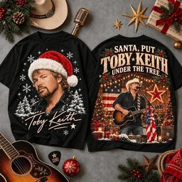 Toby Keith Merch Santa Cap Christmas Shirt Toby Keith Apaprel Xmas Gifts For Country Music Fans