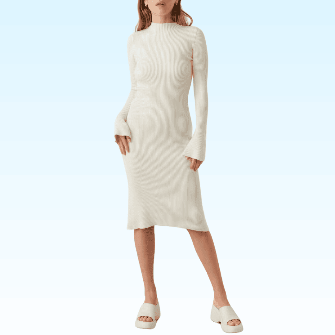 Wool Midi Dress