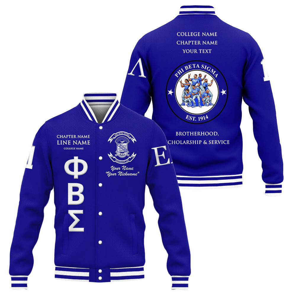 Personalized Phi Beta Sigma Fraternity Brotherhood Blue Special Edition ...