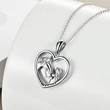 Girl and Horse Friendship Necklace
