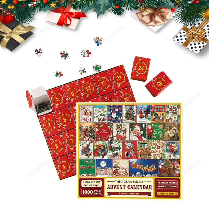 Christmas Advent Calendar Jigsaw Puzzle