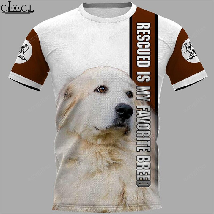 Newest Popular Great Pyrenees 3D Print T Shirt