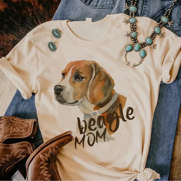 Beagle T-Shirt Mom