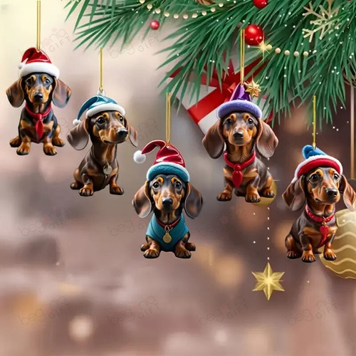 Dachshund Christmas Tree Ornaments