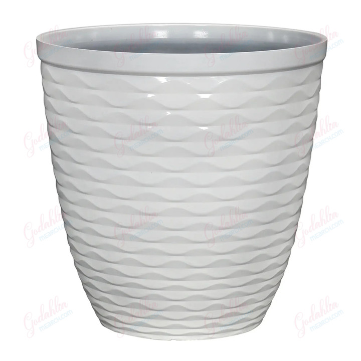 White Planter 12inx12inx12in planter for succulent flowers and other house plants