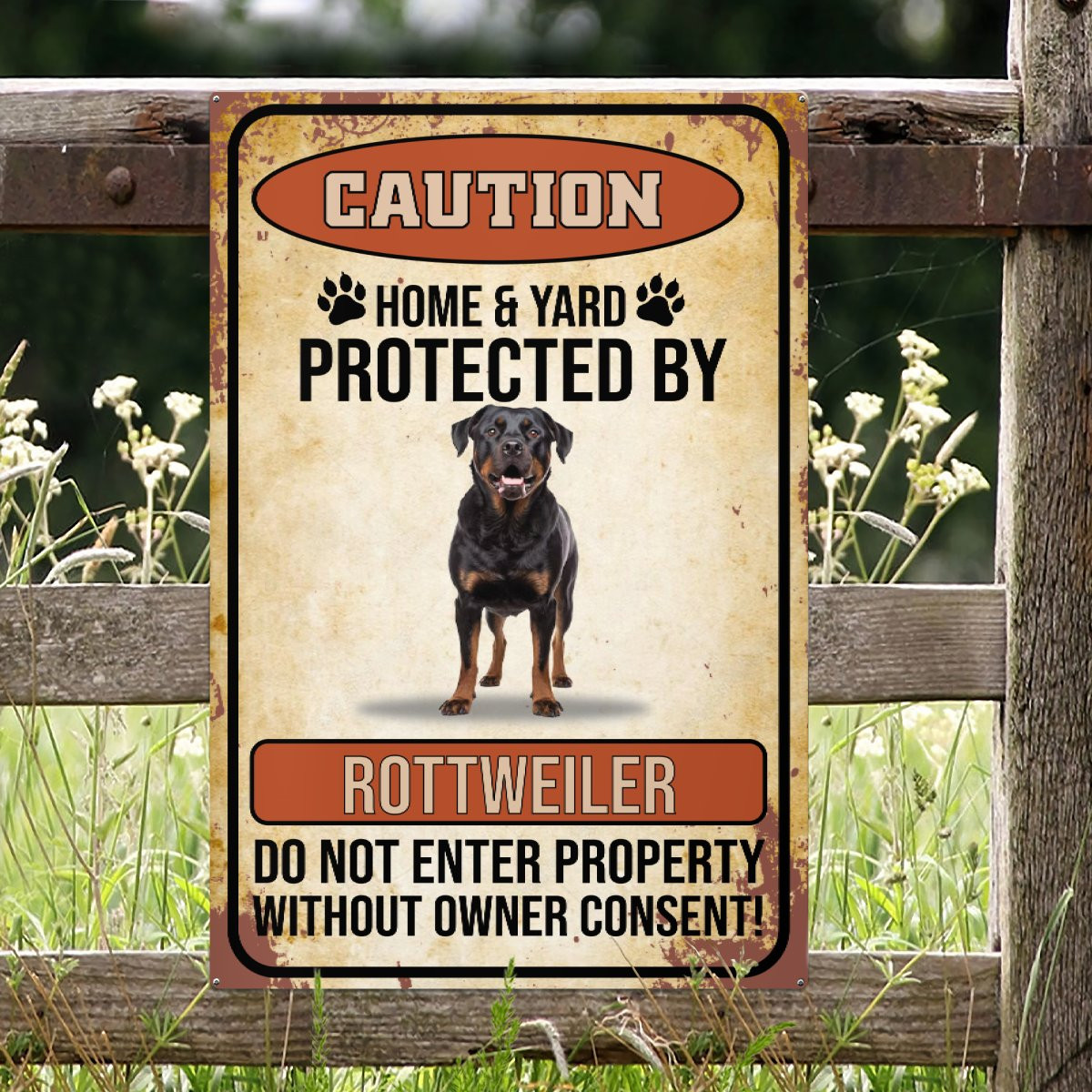 Starting Soon Rottweiler Sign Rottweiler Metal sign - giffttyproclubb