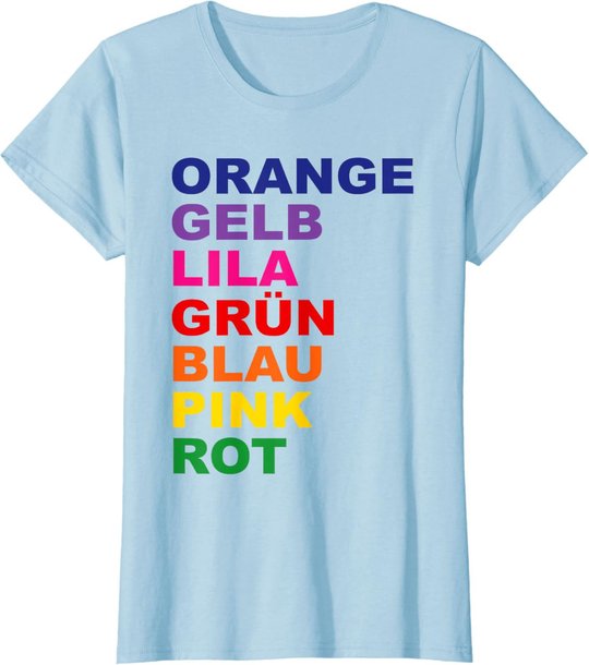 Regenbogen T-Shirt - Optische Täuschung T-Shirt T-Shirt