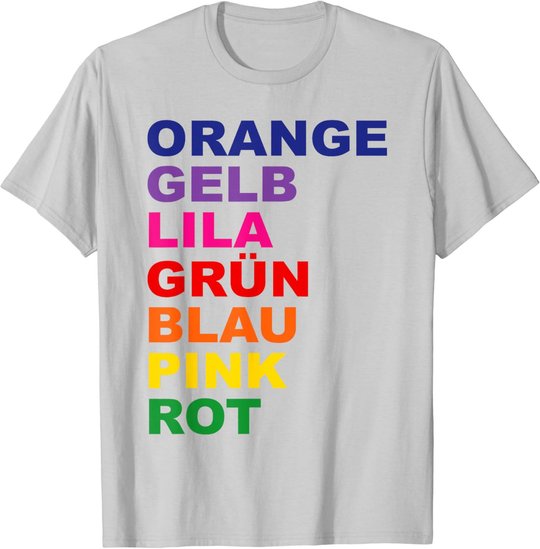 Regenbogen T-Shirt - Optische Täuschung T-Shirt T-Shirt