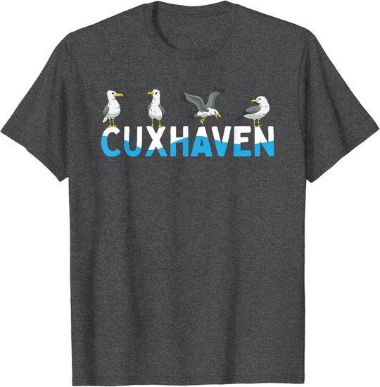 Cuxhaven Möwen Nordsee Moin Norddeutsch T-Shirt