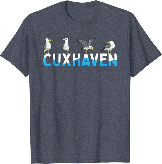 Cuxhaven Möwen Nordsee Moin Norddeutsch T-Shirt