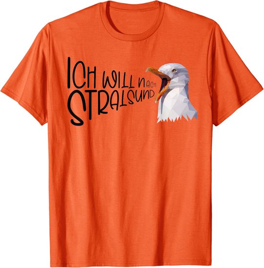 Stralsund Urlaub Ostsee Küste Möwe Norddeutsch Stralsund T-Shirt