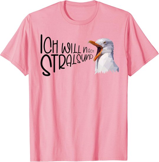 Stralsund Urlaub Ostsee Küste Möwe Norddeutsch Stralsund T-Shirt